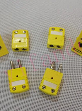 美国m面板 K型热电偶插头插座热电偶连接器OSTW-K-M/F