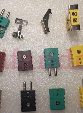 镍铬镍硅绿色KX耐高温尼龙热电偶大插头快速连接器YNSMPW-108AB