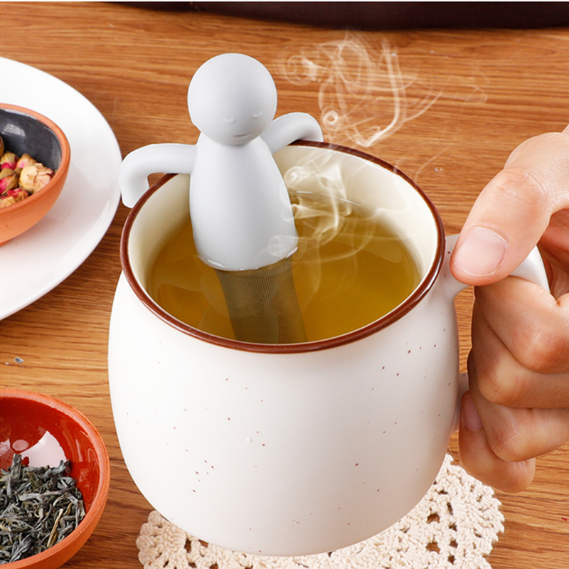 不锈钢小人茶叶过滤器