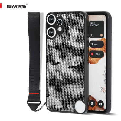 IBMRS适用一加Nothing CMF Phone 2 pro手机壳迷彩磨砂款防指纹带挂绳防摔软壳潮牌电竞风