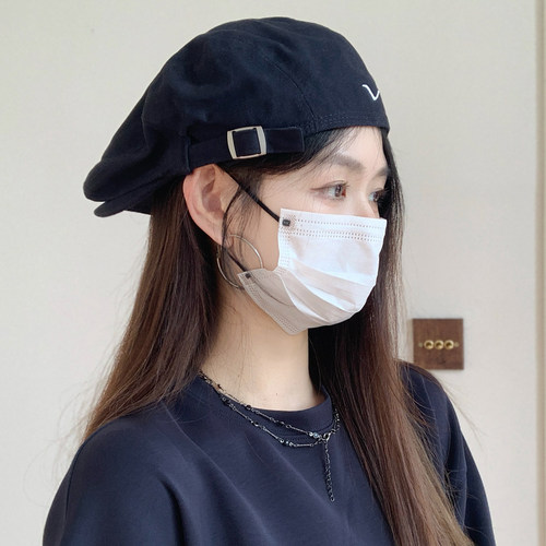 日系复古前进帽男女春秋鸭舌帽
