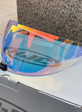 HJC摩托车全盔I70/i10镜片配件黑片电镀夜视镜下巴网防雾贴片C70