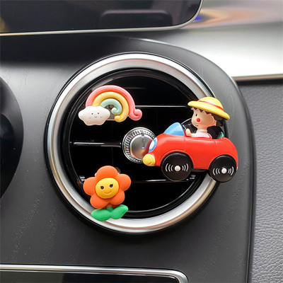 樱桃小丸子汽车出风口装饰可爱