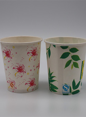 饮水喝 茶一次性办公室居 家 环保7安士4.5安130ML纸杯2000个2色