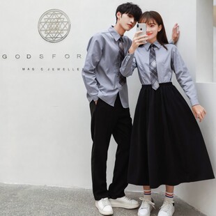 学院风校服秋季韩国JK制服中学生合唱演出服高中生运动会班服套装
