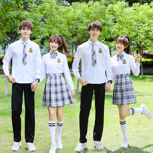 日系班服套装高中生初中小学生学院风校服运动会jk制服合唱演出服