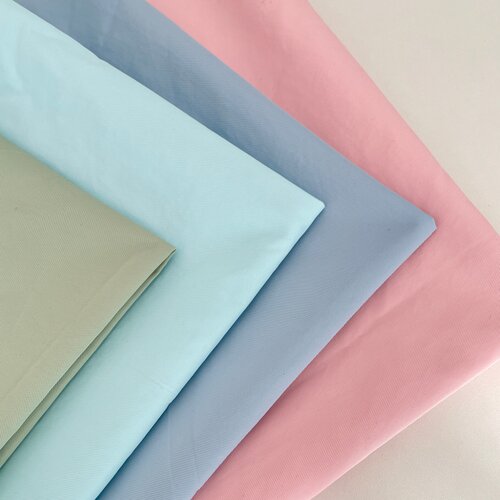 布亦  新款淡雅清新手感亲肤纯色涤纶布料新手手工diy桌布抱枕