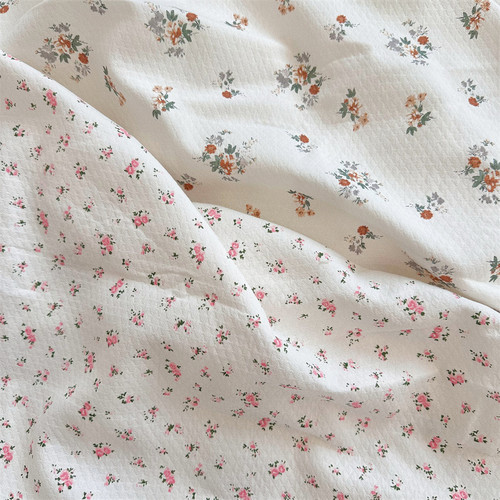 韩系小碎花纯棉亲肤手工diy衬衫连衣裙服装面料桌布窗帘布料