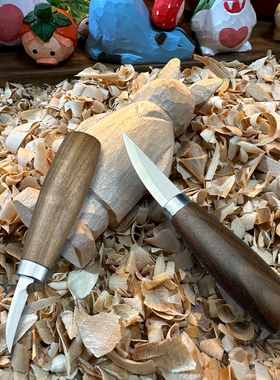 专业木工雕刻刀修边挖勺刀弯刀削木刀挖勺子刻刀木工雕刻工具全套