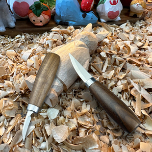 专业木工雕刻刀修边挖勺刀弯刀削木刀挖勺子刻刀木工雕刻工具全套