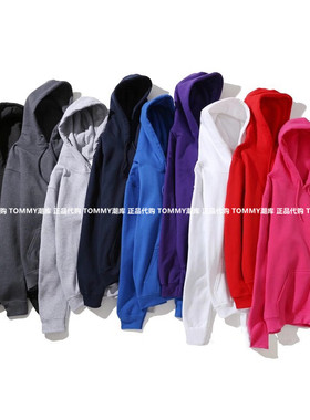 断码 GILDAN 吉尔丹88500秋冬潮牌外套简约纯色加绒连帽卫衣男女