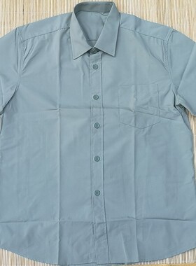 38元特价保真正品绿色夏季衬衫 舒适长袖衬衣 有特体加肥加大加宽