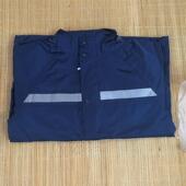 品质卓越 骑行安全雨衣雨裤 保真正品 兰色全内衬反光条雨衣套装