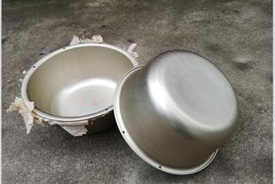特价 1984年制作31和34厘米铝合金菜盆库存老货洗菜盆 菜盆全新正品