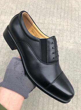 好评如潮 保真正品小牛皮免系带优质皮鞋 商务皮鞋 西服皮鞋
