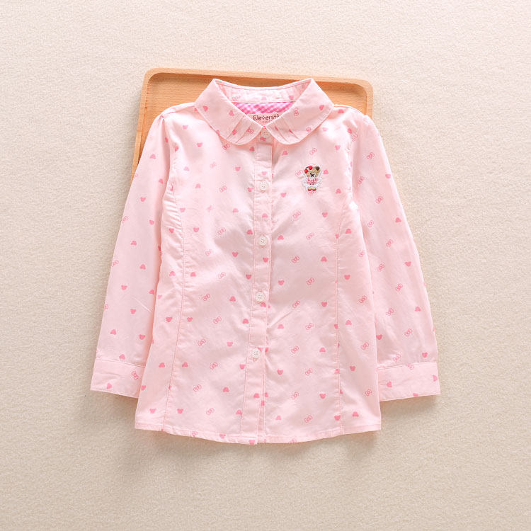 Chemise fille à manche longue - Ref 2085723 Image 3