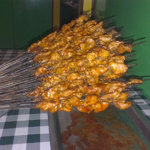 青海西宁特产小吃沙力海烤羊肉串20串真空包装超好吃顺丰包邮