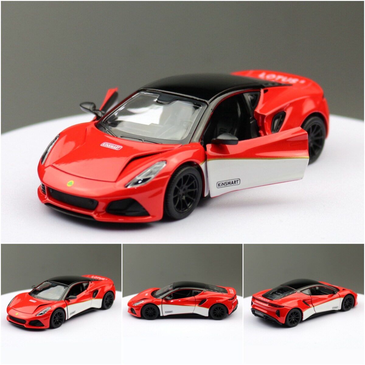 智冠合金车模型1/34路特斯Emira