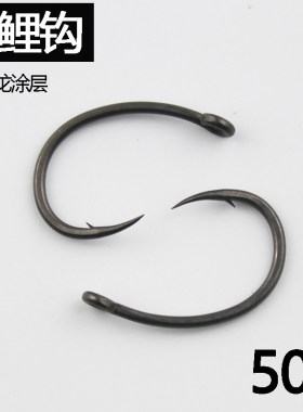 欧鲤钩正品欧式鲤钓钩反钓驼背钩