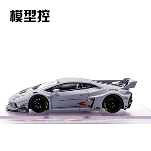64KINGMODEL开盖限量合金车模 LB宽体改装 兰博基尼Huracan小牛