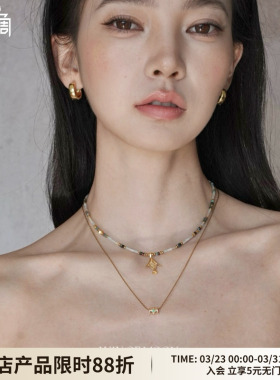 WAYOFMOON童趣小鲨鱼吊坠项链