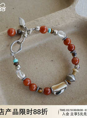 WAYOFMOON樱桃玛瑙小众手链