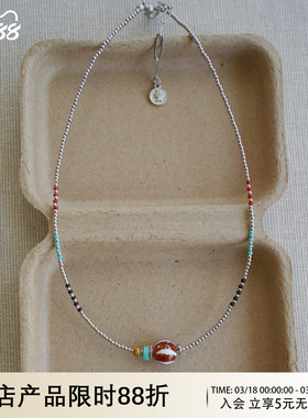 WAYOFMOON独特冰透小众项链