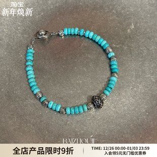 ins微蓝调手链 MOON原创设计蓝松细腻简约七喜日韩法式 WAY