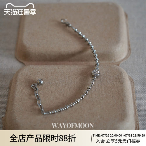 WAYOFMOON简约月白小清新手链