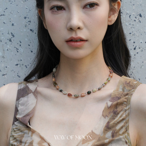 WAYOFMOON彩虹糖串珠项链