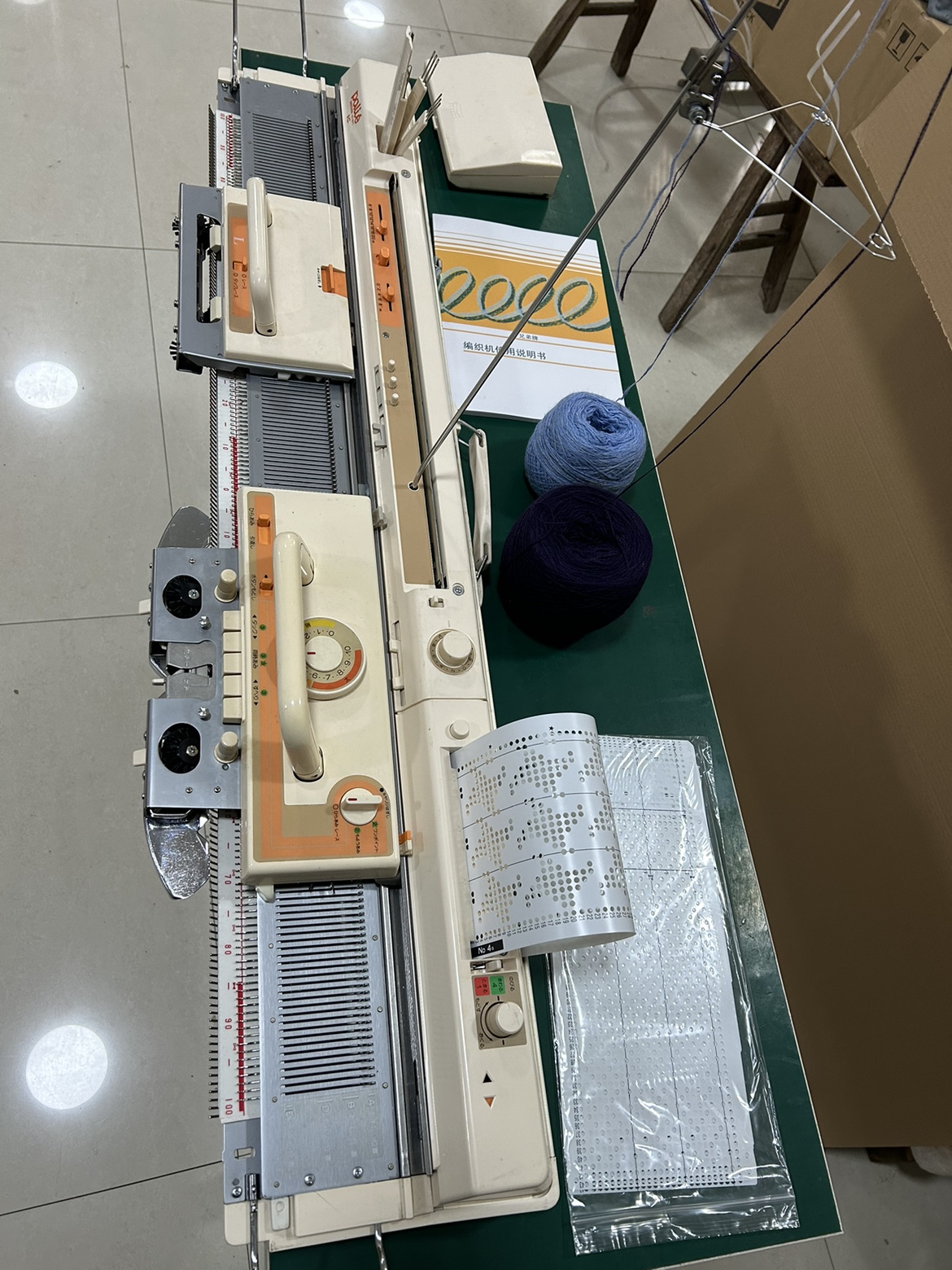 5针花卡机日本兄弟牌编织机KH871  二手编织机