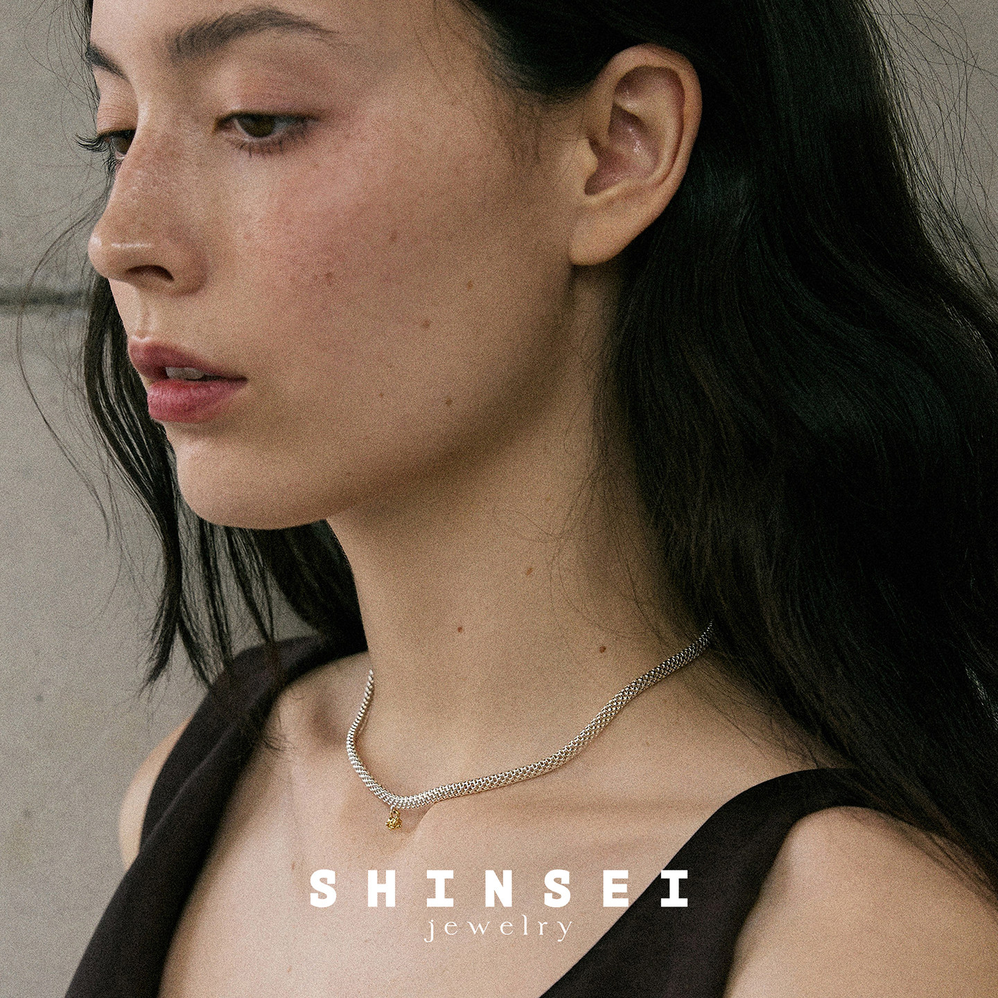【森制SHINSEI官方】软链款柔性磁吸扣项圈 锁骨链 项链 纯银