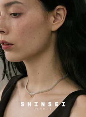 【森制SHINSEI官方】软链款柔性磁吸扣项圈 锁骨链 项链 纯银