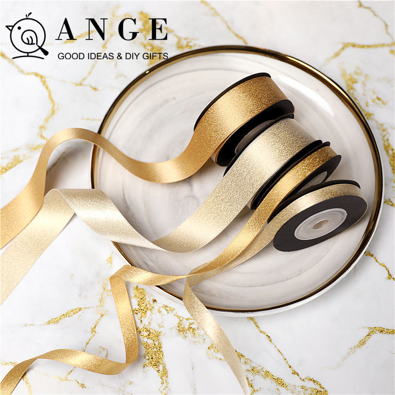 金银丝带商务生日节日圣诞礼品礼物包装蝴蝶结绑带丝带