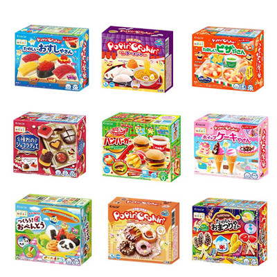 特价 日本食玩嘉娜宝DIY手工汉堡披萨寿司多彩冰淇淋烟花