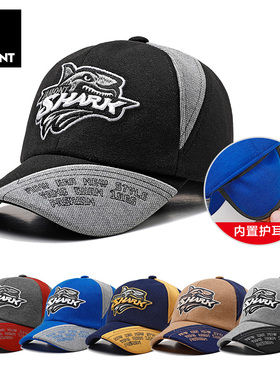 中大儿童帽子秋冬加厚棒球帽男女童保暖鸭舌帽小学生遮护耳帽潮帽