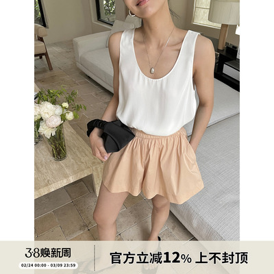 高腰时髦经典版型休闲短裤多色