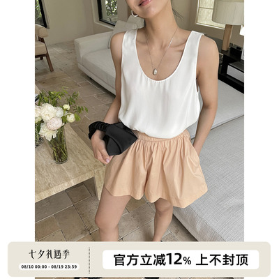 高腰时髦经典版型休闲短裤多色
