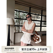 SOTHEA 两件套女 套装 夏日系列 2025年韩国进口小香风马甲外套短裤