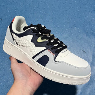 李宁秋冬款男鞋板鞋减震回弹防滑耐磨舒适轻便运动休闲鞋AGCR317