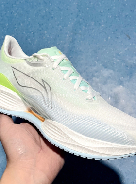 李宁超轻22男鞋跑鞋轻质减震透气防滑体测比赛专业跑步鞋ARBV001