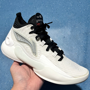 李宁驭帅18篮球鞋2024新款中帮男耐磨减震专业比赛运动鞋ABAU009