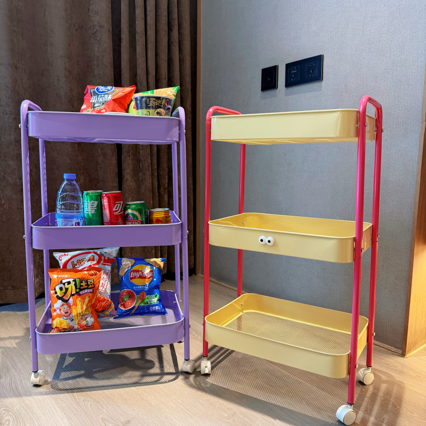 零食置物架大容量宿舍好物多层