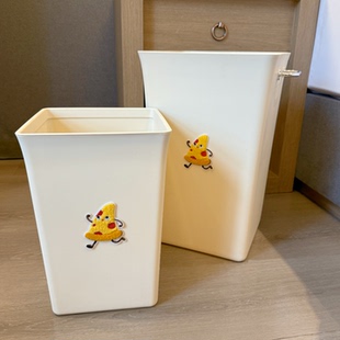家用客厅厨房大开口垃圾桶厕所卫生间高档轻奢方形大号大容量纸篓