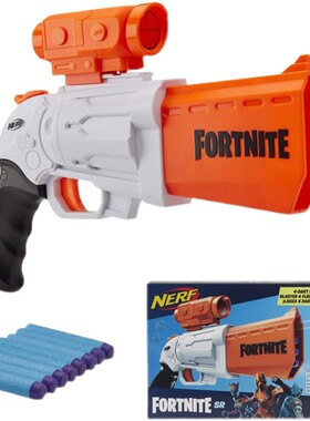 NERF堡垒之夜软弹枪 SR锤子行动 泡沫爆破枪四炮 快枪手 E9391