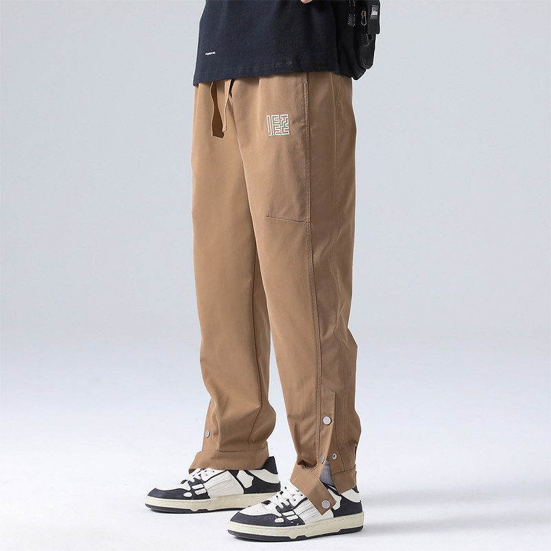 高品质新款春季男士休闲裤宽松束脚时尚风刺绣日系8513LK-P65,男装休闲裤,电商A227