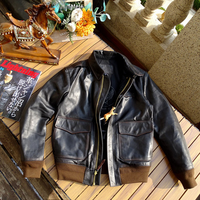 柔化茶芯小幼马皮VISVIM原版A2