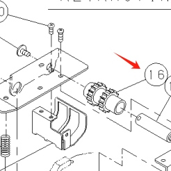 飞达24/32卷料齿轮N210050456AB N210050456AA N210154810AA