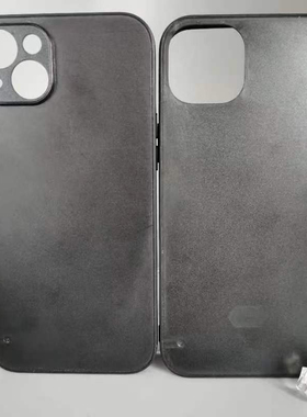 适用于苹果17promax黑色壳高质量DIY素材壳凹槽滴胶硬底软边硅胶xr114promax手工制作手机壳材料xs6/7/8pmini