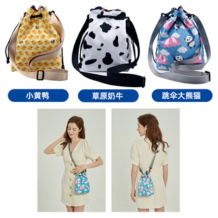 小黄鸭奶牛小熊单间相机包袋卡片防水收纳单反微单包M50M200A6400